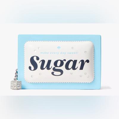 Kate Spade Bags | Kate Spade Coffee Break 3d Sugar Packet Small Card Holder - Nwt | Color: Cream | Size: See Pics For Product Information And Measurements