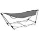 Vopese Hammock with Foldable Stand Grey Garden&Outdoor