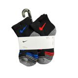 Nike Accessories | Nike Youth Boys Cushioned Ankle Socks 6 Pack Size 4-5 7c-10c New | Color: Black | Size: Osb