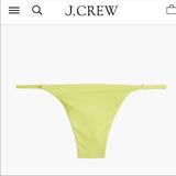J. Crew Swim | J.Crew Reversible Tieless String Bikini Bottom | Color: Blue/Green | Size: Xs