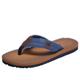Hdbcbdj Slippers For Men Flip-flops Summer Men Slippers Beach Sandals Comfortable Men Shoes Men Flip Flops Hot Sell Footwear (Color : Khaki, Size : 6.5 UK)