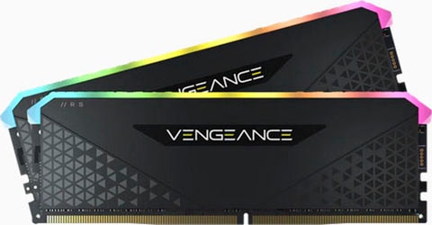 CORSAIR Arbeitsspeicher "VENGEANCE RGB RS 64 GB (2 x 32 GB)", schwarz, 64GB Kit (2x32GB), Arbeitsspeicher Image