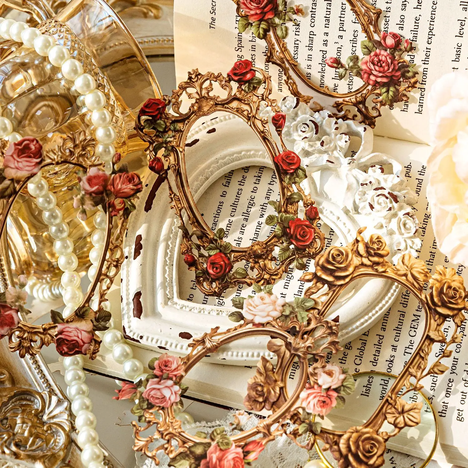 10 teile/los Memo Pads Material Papier retro aktive Speicher Junk Journal für DIY Scrap booking Karten Retro Hintergrund Dekoration Papier Image