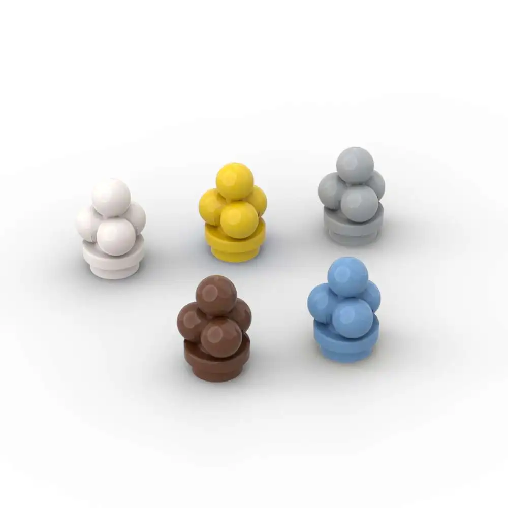 Moc 10pcs Eis Bausteine Schaufeln Eis am Stiel Winter Schnee Ziegel Partikel Puzzle DIY Spielzeug Kinder Geburtstag Kind Geschenke Image