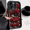 Custodia per telefono in Silicone con occhi rossi spaventosi alla moda per Samsung S24 S23 S22 S21