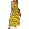 Ein großer Haufen gelber Gummi enten ärmelloses Kleid kleidet Gala kleider für Frauen