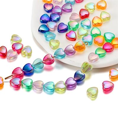 TEMU Diy Love Pearl Peach Heart Beads - Perfect For Crafting Unique Jewelry