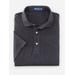 J.McLaughlin Men's Larkspur Linen Polo Navy, Size 2XL