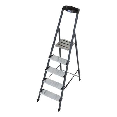 Krause Stehleiter »MONTO Securo« 5 Stufen silber, 185 cm