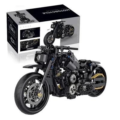 538Pcs Classic Motorbike Building Model Blocks Moto Road Racer Bricks Christmas Gifts Toys for Kid Boys Children Adult Technical