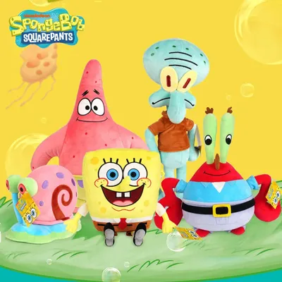 Spongebob Patrick Star Eugene H. Krabs Gary the Snail Plush Toy Throw Pillow Halloween Decorations