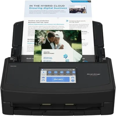 New-ScanSnap iX1600 Wireless or USB High-Speed Cloud Enabled Document, Photo & Receipt Scanner for