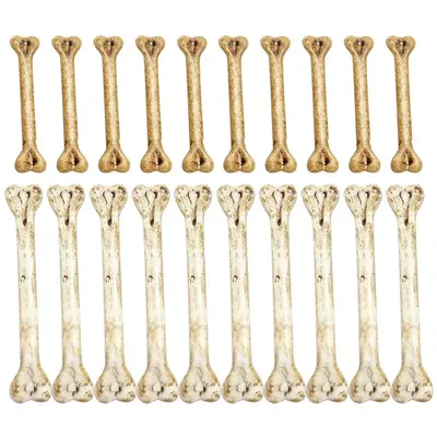 20pcs Highly Halloween Toys Multi-functional Fake Bones DIY Hanging Bone Charm Halloween Prop