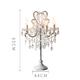 Table Lamp Desk Lamp Light with Plug Crystal Table Lamp Living Vertical Candlestick Table Lamp Retro Butterfly Bedroom Wrought Iron Bedside Lamp Indoor Lighting Table Desk Reading Lamps