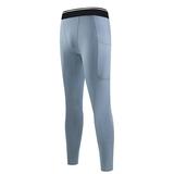 Mens Pants Sports Tight Basketball Football Training Leggings Running Fitness Work Pants for Men Sky Blue XXXL