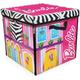 Barbie Zipbin Dream House Play Doll Storage Box Decorated Rooms