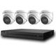 (6 TB) Hilook CCTV Camera System 8MP 4K 4 CH Outdoor Kit IP66 30 M IR Night Vision 2.8 mm Lens