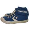 Converse Shoes | Converse High Top Shoes Sneakers Blue Childs Size 2.5 No -Tie Laces Pre-Owned | Color: Blue/White | Size: 2.5bb