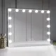 Vanitii Global Hollywood Vanity Make Up Mirror With Lights 15 Led Standing Mirror Wall