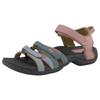 Sandale TEVA "Tirra", Gr. 36, bunt (rosa, blau), Textil, sportlich, Schuhe Outdoorsandale Riemchensandale Sandale, mit Klettverschluss
