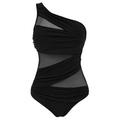 JEAMIS Swimsuits for Women Plus Size Swimsuits Women Swimwear For Women Meshblack Red Blue Push Up Padded Bathing Suits-black-m