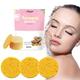 40 Tablets Turmeric Acidic Cleanser Turmeric Cleansing Pad Vitamin B5 Lightens Dark Spots, Exfoliates, Fades Discolouration, Face Cleansing