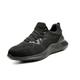 ottspu Steel Toe Shoes for Women Men Lightweight Safety Shoes Comfortable Steel Toe Sneakers Work Shoes,Black,6.5 UK