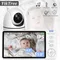 Baby monitor video da 5 pollici con zoom 4X Babyphone Camera Bebe Nanny Monitor Madre Bambino Audio bidirezionale Visione notturna Babysitter