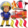 Pompiere Sam camion dei pompieri festa di compleanno palloncini Foil oro rosso pompiere grandi