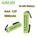 Nuova batteria ricaricabile ni-mh di qualità AAA 1800mAh 1.2V batteria ricaricabile da 1.2V batteria