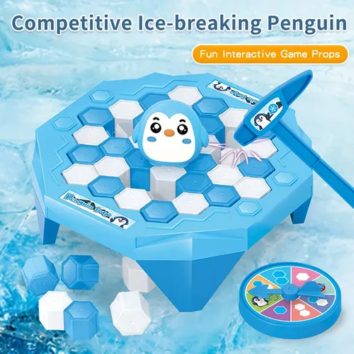 Mini Größe Pinguin Falle brechen Eis aktivieren Familien feier Eis brechen Kinder Puzzle Tisch