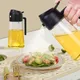 2in1 Bottiglia di olio d'oliva spray 500ml Spruzzatore di olio di plastica Contenitori di olio da cucina Dispenser di olio d'oliva per il campeggio Cottura al barbecue