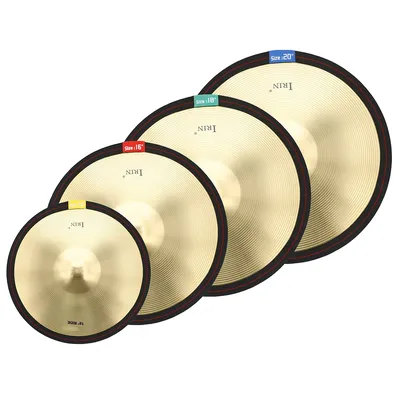 Drum Cymbal Mute Tape 4 Pcs/Set Of Elastic Ring Circle Set Mute Band 14/16/18/20 Inch Cymbal Mute