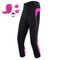Damen Patchwork 3/4 Fahrradhose Fahhrad 3/4-Tights Mountainbike MTB Straßenradsport Sport 3D-Polster Schnelltrocknend Feuchtigkeitsableitend Atmungsaktiv Gelb Rosa Spandex Bekleidung Fahrradbekleidung