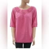 Lilly Pulitzer Tops | Lilly Pulitzer Solid Cutout Tunic, Size Small, Nwot | Color: Pink | Size: S