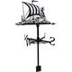 wind vane in the Garden and Outdoors,Pirate Ship wind vane,Sailing Ship wind vane,Roof Mounted wind vane for Sheds,Yard Decor Garden wind vane