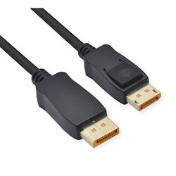 ROLINE DisplayPort Kabel, v2.1, 10K, DP ST - ST, schwarz, 3 m Image