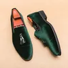 Luxus Marke Wildleder Grün Faulenzer Männer Slip-on Quaste Weiche Leder Hochzeit Schuhe Wohnungen Männer Schuhe Casual Schuhe nubuk Leder Schuhe