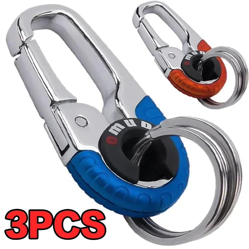 Schlüsselanhänger-Schnalle für Männer, Edelstahl-Schlüsselanhänger, Schlüsselanhänger, Haken, Outdoor-Karabiner, Klettern, Schlüsselanhänger-Zubehör Image