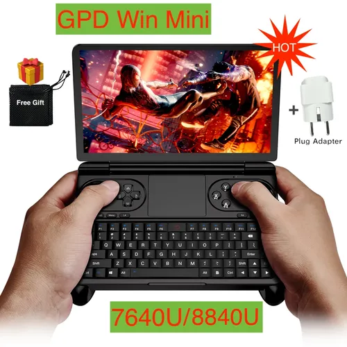 Original GPD Win Mini Handheld Gaming Laptop und Yzen 7 7640u/8840u 7 Zoll Mini Pocket Gaming Laptop