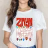 T-shirt manches courtes femme vêtement vintage Harajuku Zayn Malik