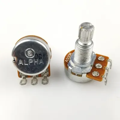 1 PC Alpha A500K B500K A250K B250K Potentiometer For Electric Guitar Bass volume controls tone