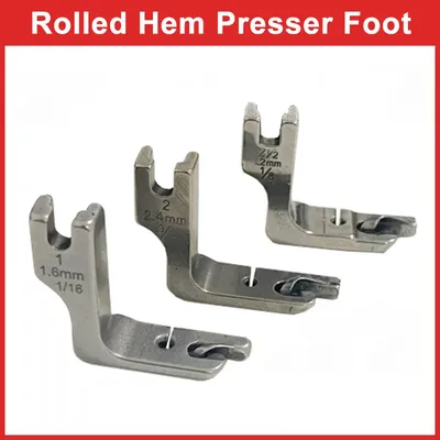 Roll Hemming Presser Foot For Brother Singer Juki Industrial Single-needle Sewing Machine Accessories Tools