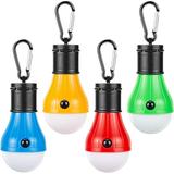 Campings Light [4 Pack] Portable Camping Lantern Bulb LED Tent Lanterns Emergency Light Camping Essentials Tent Accessories LED Lantern for Backpacking Camping Hiking Hurricane Outage