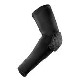Sports Elbow Guard Lengthened Black with Honeycomb Pad Nylon and Polyurethane Elbow Support Sleeve for Fitness XL