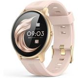 Women s Smartwatch Smartwatch for Android and iOS Phones IP68 Waterproof Activity Tracker with Full Touchscreen Heart Rate Monitor Pedometer Sleep Monitor Pink