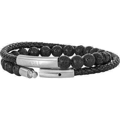 caï - Armband Edelstahl, Leder Armbänder & Armreife 1 ct Herren Image