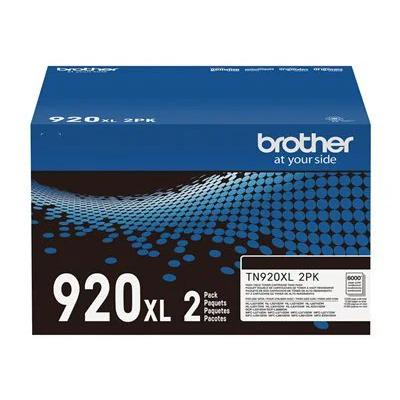 Brother Genuine High-Yield Toner Cartridge, 2 Pack - Black