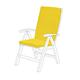 (Yellow) Gardenista Garden Dining Highback Chair Cushion Pads for Outdoor Patio Furniture Cushions