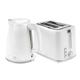 (White) Geepas 1.7L Electric Kettle & 2 Slice Toaster Set